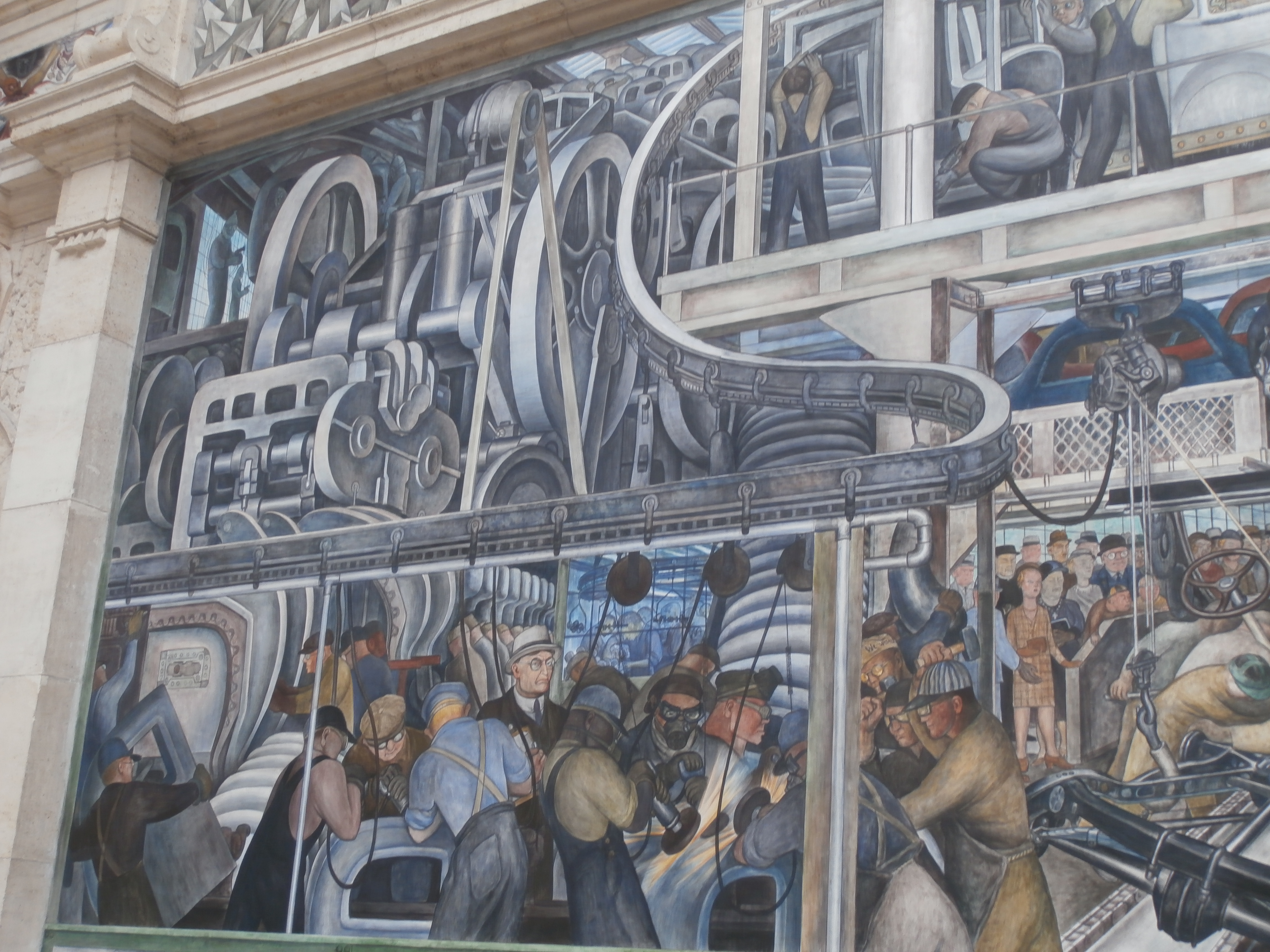 デイエゴ・リベラの壁画の意味がやっと分かった @デトロイト美術館 ...